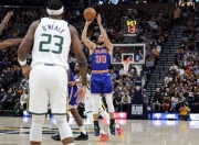 开云体育中国-广东队险胜爵士，克莱点燃赛场