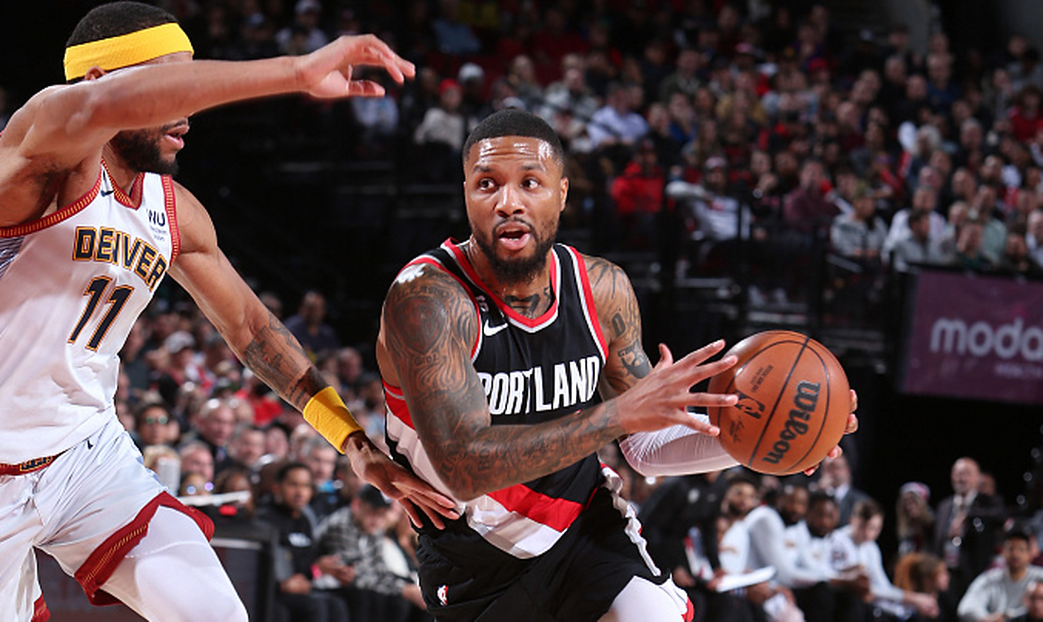 雷霆绝杀掘金,利拉德高光表现 雷霆绝杀掘金,利拉德高光表现